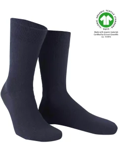 Wilox Organic Cotton Socken Navy, 43-46