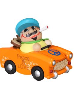 Kugelräucherfigur Flower Power Trabi **limitiert 2020**