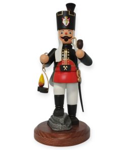 Räuchermann Bergmann mit Licht und Knickbein