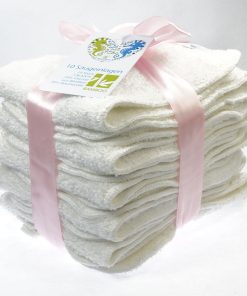 Saugeinlage gerade, Bambus-Baumwollefrottee