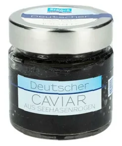 Stührk, MSC, Deutscher Caviar aus Seehasenrogen, schwarz, 100 g Glas