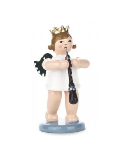 Engel mit Oboe und Krone