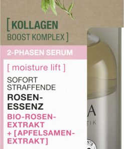 Moisture Lift 2-Phasen Serum sofort straffende Rosen-Essenz mit Bio-Rosenextrakt