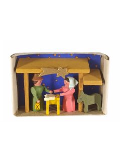 Zündholzschachtel Krippe