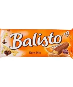 Balisto, Schokoriegel, Korn-Mix, 9 Stück à 18,5 g, 166,5 g Packung