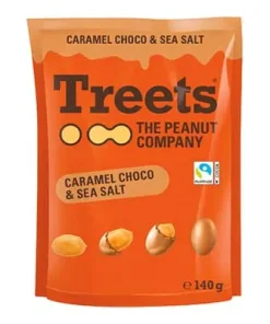 Treets, Caramel Choco & Salt, 140 g Beutel