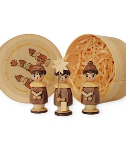 Miniatur Kurrende in der Spanschachtel, natur