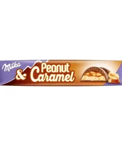 Milka, Schokoriegel, Peanut & Caramel, 37 g Packung