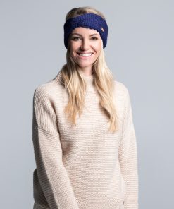 BIRGA – STIRNBAND in Twilight Blue – 100% Wolle – One Size