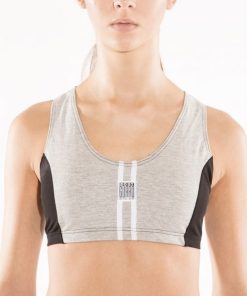bodyguard Midnight Upcycling – Sportsbra – grey/black GRÖSSE: XS – 34