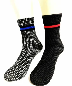 2 P. Fashion-Soxx Socks Rot-Blau, OS