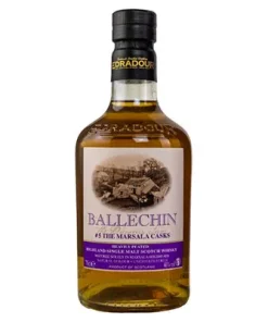 Ballechin, Heavily Peated Highland Single Malt Scotch Whisky, #5, Marsala Cask Matured, 46 % Vol., 0,7 l Geschenkpackung