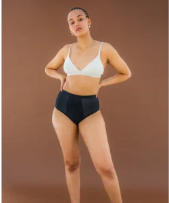 Yoni.care | Periodenunterwäsche • High Waist Farbe. Black Größe L