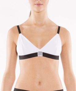 bodyguard Midnight Upcycling – 90s – Triangle BH – white GRÖSSE: XS – 34