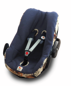lyttn livree – Überzug für die Babyschale aus Wolle – *mitternacht*