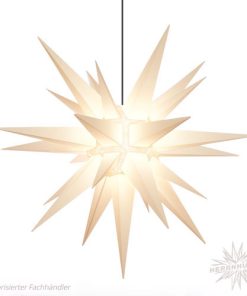 Herrnhuter Stern Kunststoff 130cm weiß