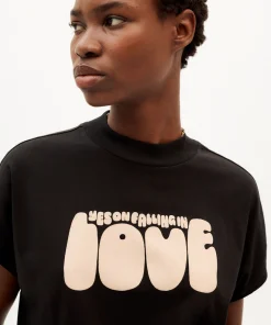 YES LOVE T-Shirt black von THINKING MU black Größe M