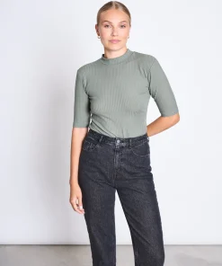LYOCELL RIB T-SHIRT NINA SEA SPRAY von JAN `N JUNE Größe M
