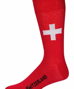 Trend Wear Socks Schweiz Rot, 37-42