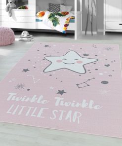 Kinderteppich PLAY PINK 100 x 150cm Rechteck